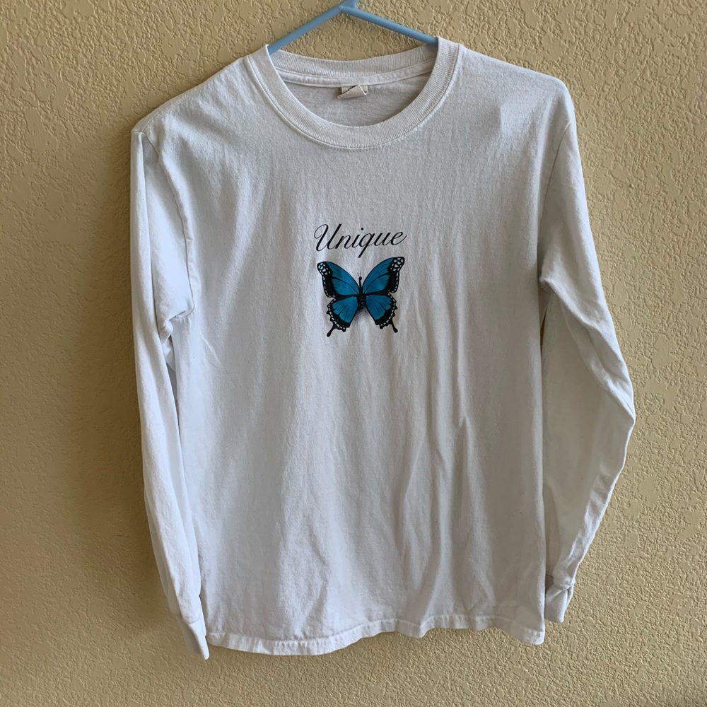 urban outfitters butterfly top